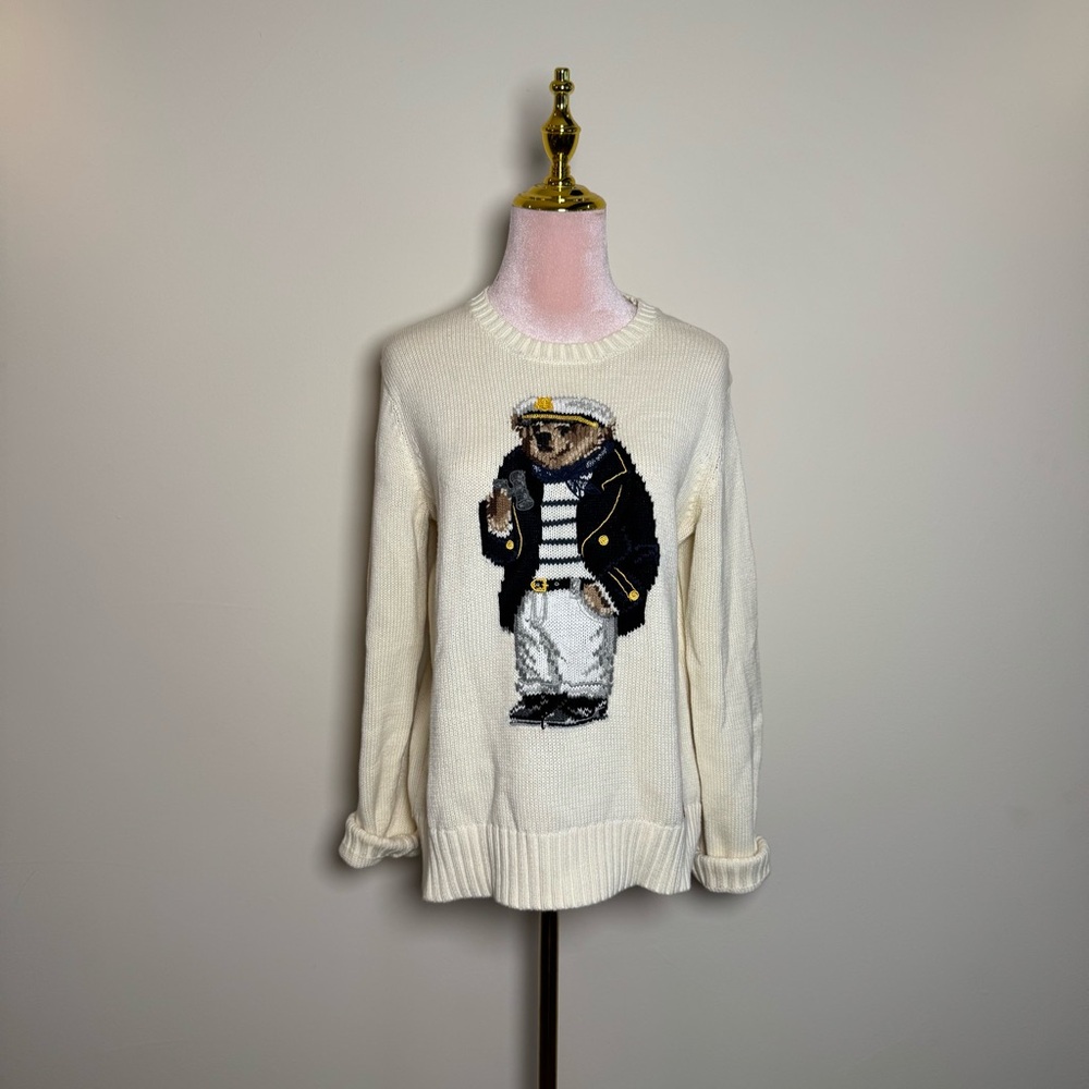 Ralph Lauren Polo Bear Cotton Sweater